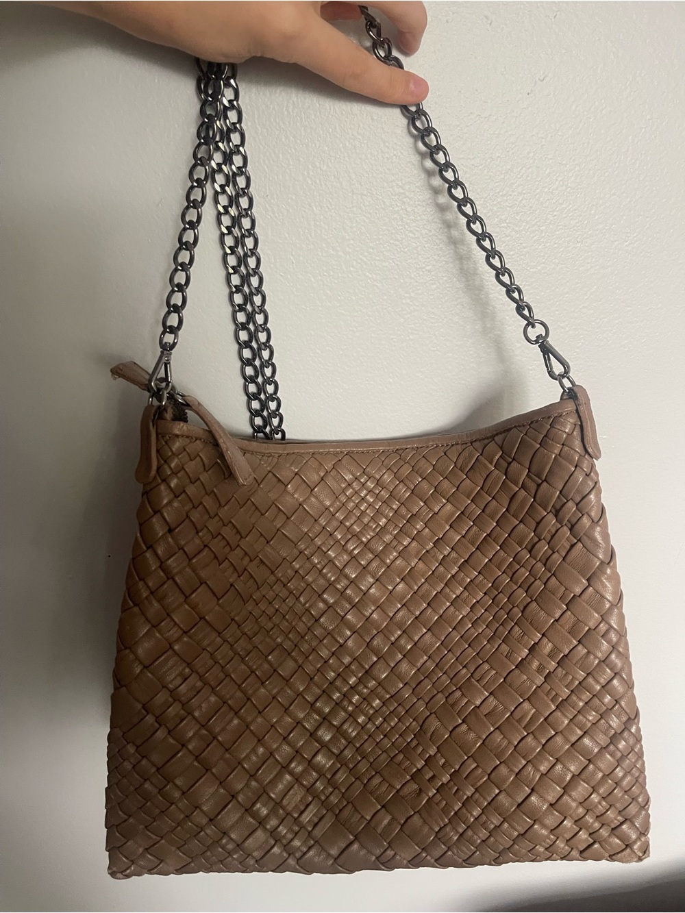 FALOR Handwoven Genuine Leather crossbody